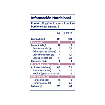 Galletas de Chía y Limón sin gluten y veganas, con Lupino 180g
