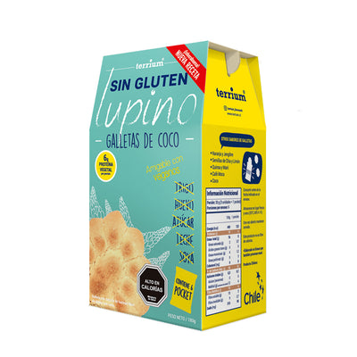 Galletas de Coco sin gluten y veganas, con Lupino 180g (Junaeb)