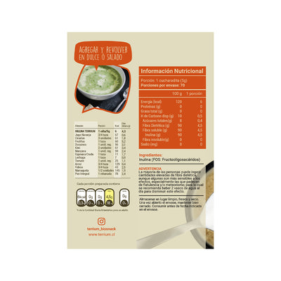 Fibra Inulina en Polvo 350g