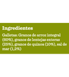 Galletas de Arroz, y Lenteja Quinoa sin gluten, saladas(Junaeb)