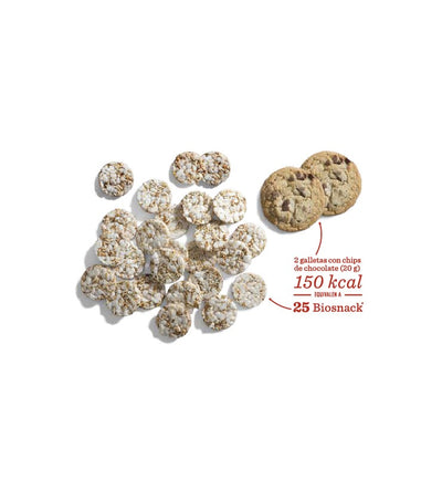Galletas sin gluten tipo Arroz con Crema de Yogurt Manzana y Canela 3 Pockets (Junaeb)