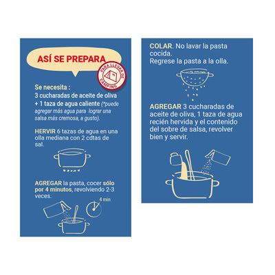 Pasta con "salsa de queso" veganos y sin gluten 170g - 2 platos