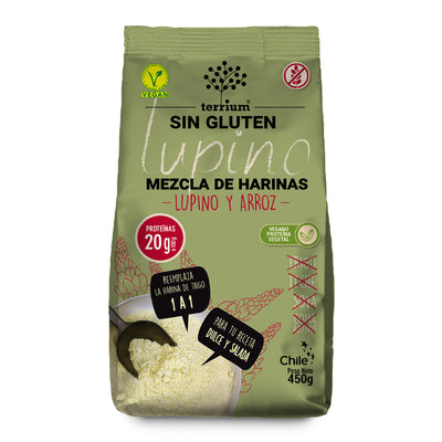 Mezcla de Harinas multiuso con Lupino Sin Gluten 450g
