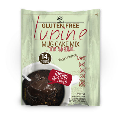 Mezcla para MugCake Lupino Cacao y Maní  (4 sobres)