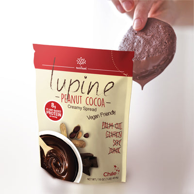 Crema Maní Cacao con proteína Lupino 250g (Junaeb)