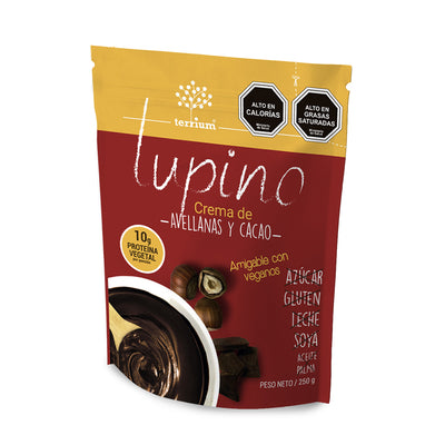 Crema de Avellanas-Cacao sin leche y sin azúcar con Lupino 250g