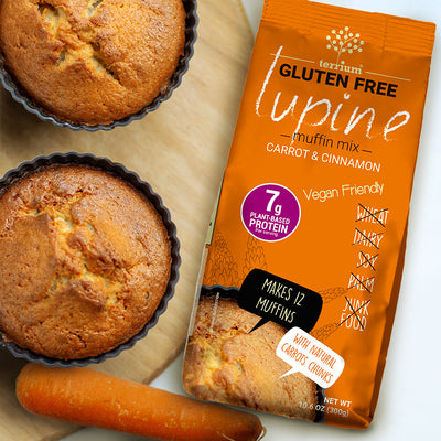 Premezcla para Muffin de Zanahoria y Canela con Lupino 300g (Junaeb)