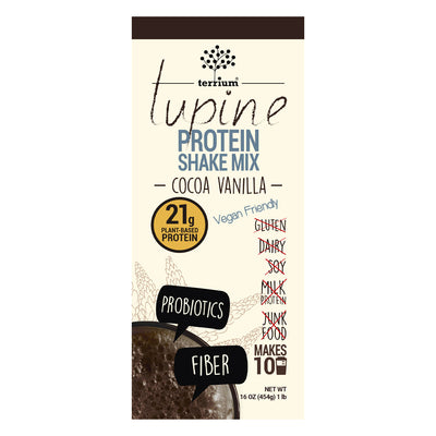 Protein Shake Mix de Lupino Cocoa Vanilla (16 oz) (Junaeb)