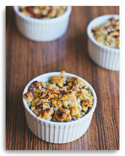 CRUMBLE DE COCO Y MANZANA (RECETA SIN GLUTEN)