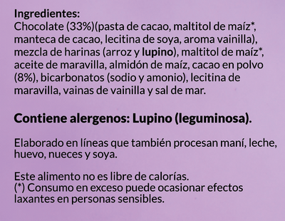 Galleta de cacao bañadas en chocolate (135g)