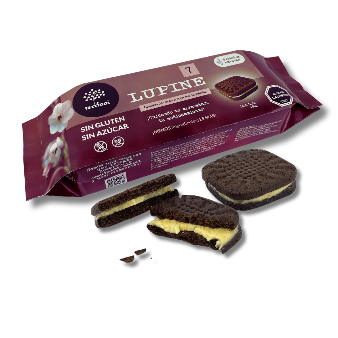 Galletas de vainilla con crema de cacao (180g)