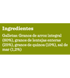 Galletas de Arroz, Lenteja y Quinoa sin gluten , saladas