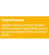 Galletas de Arroz, Maíz y Quinoa sin gluten, saladas