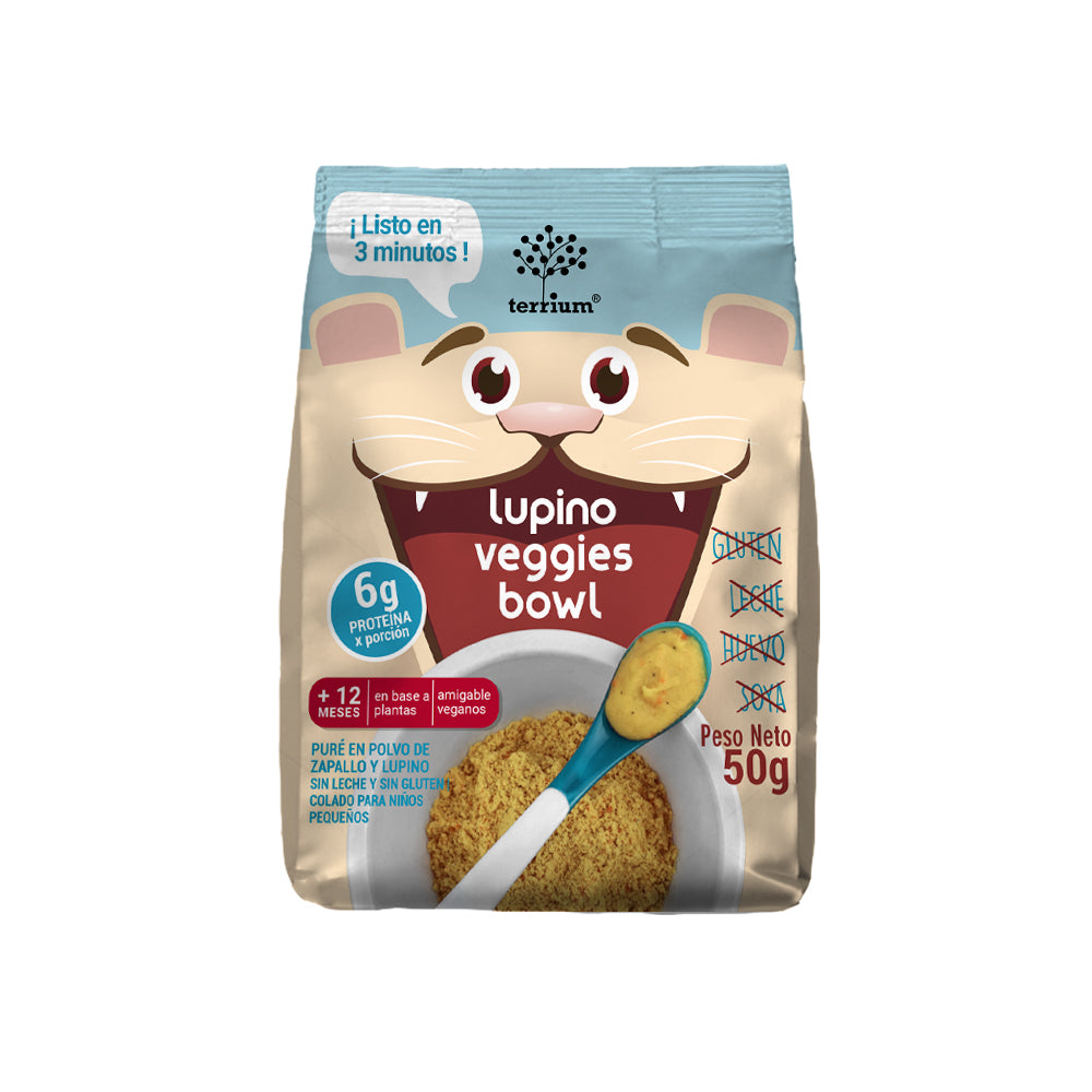 Puré en polvo de vegetales, Veggie Bowl para niños 50g