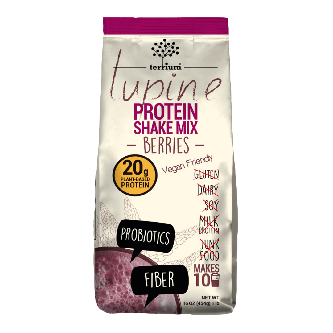 Protein Shake Mix de Lupino Berries (16 oz) (Junaeb)