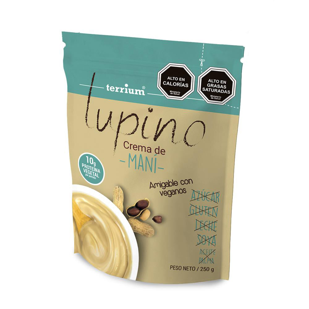 Crema de Maní con proteína Lupino 250g (Junaeb)