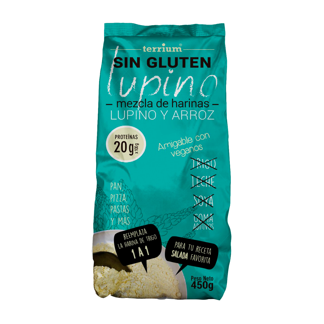 Mezcla de Harinas Salado con Lupino Sin Gluten 450g (Junaeb)